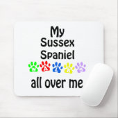 Sussex Spanel Walks Design Mousepad (Mit Mouse)