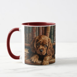 Sussex Spaniel Alte Bücher Art- Verschiedene Zweif Tasse