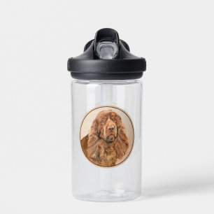 Sussex Spaniel Gemälde - Süße originelle Hundekuns Trinkflasche