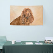 Sussex Spanisch Painting - Niedliche Original Dog Banner (Messeveranstaltung)