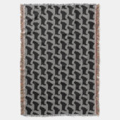 Sussex Spanisch Silhouetten Pattern Decke (Vorderseite Vertikal)