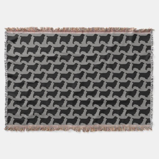 Sussex Spanisch Silhouetten Pattern Decke (Vorderseite)