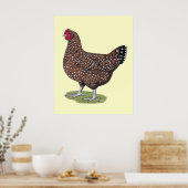 Sussex: Speckled Hen Poster (Küche)