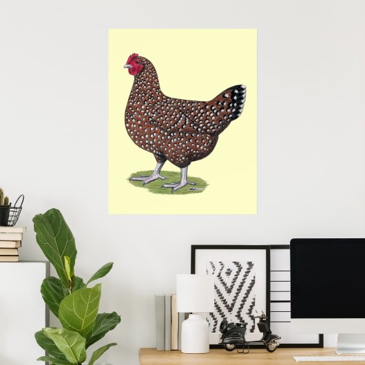 Sussex: Speckled Hen Poster (Heimbüro)