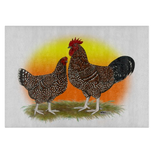 Sussex Sunrise Schneidebrett (Vorderseite)