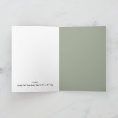 SussexSpaniel wartete den Regen Karte (Innenseite)