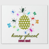 Süßfleisch aus Honig Geschenkpapier (Flach)