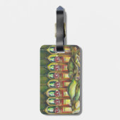 Süßfleisch Gepäckanhänger (Rückseite vertikal)