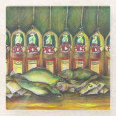 Süßfleisch Glasuntersetzer (Vorderseite)