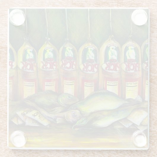 Süßfleisch Glasuntersetzer (Rückseite)