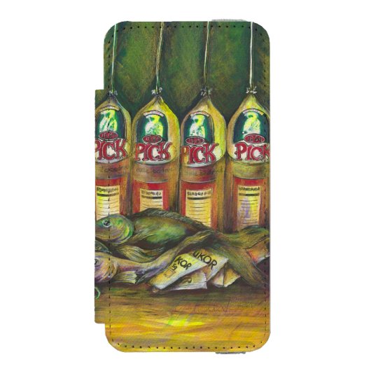 Süßfleisch Incipio iPhone Geldbeutel-Hülle (Folio Vorderseite)