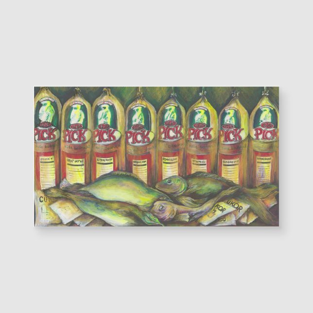 Süßfleisch Magnetkarte (Vorderseite)