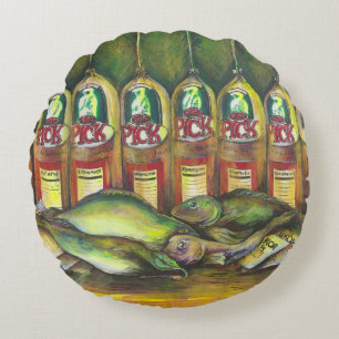 Süßfleisch Rundes Kissen