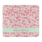 Süßfrühlingstrawberries Personalisiert Schneidebrett (Vorderseite)