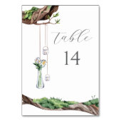 Süßgarten-Tischnummern Tischnummer (Vorderseite)