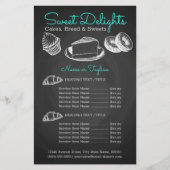 Süßgebäck-Halbpension Flyer (Vorne)