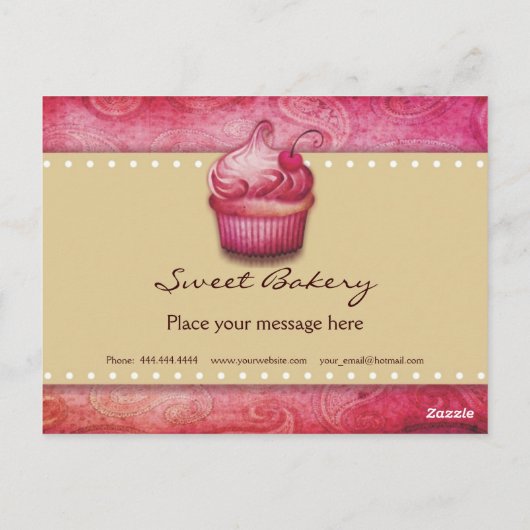 Süßgebäck Postkarten (Rückseite)