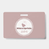 Süßgebäck Store Custom Cakes Chocolates Dessert Ausweis (Rückseite)