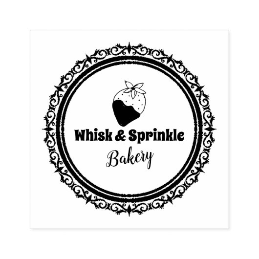 Süßgebäck Store Custom Cakes Chocolates Dessert Gummistempel (Prägung)