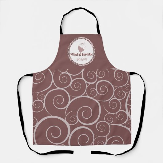 Süßgebäck Store Custom Cakes Chocolates Dessert Schürze (Vorderseite)