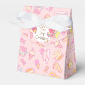 Süßgebäck und Getränke Peach Geschenkschachtel (Vorderseite)