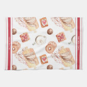 Süßgebackenes Gebäck individuell anpassbar Geschirrtuch (Horizontal)