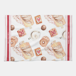 Süßgebackenes Gebäck individuell anpassbar Geschirrtuch