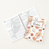 Süßgebackenes Gebäck - individuelles Rezept Notizblock (Innenseite)