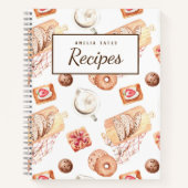 Süßgebackenes Gebäck - individuelles Rezept Notizblock (Vorderseite)