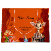 Süßgiraffe Große Geschenktüte (Vorderseite)