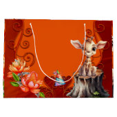 Süßgiraffe Große Geschenktüte (Rückseite)