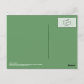 Süßgras Botanik Postkarte (Rückseite)