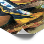 Süßgrasmedizin machen, Schwarzfüßer Zeremonie Poster (Ecke)