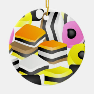 Süßholz Allsorts Keramik Ornament