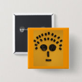 Süßholz-Gesichts-Knopf Button (Vorne & Hinten)