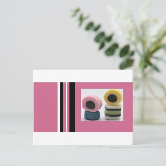 Süßholz Postkarte (Stehend Vorderseite)