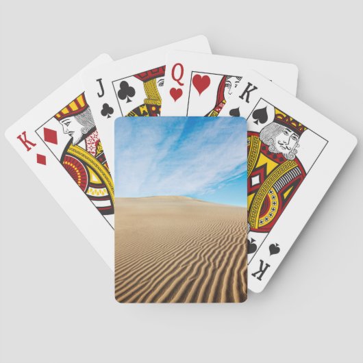 Süßhülsenbaum-Ebene-Sanddünen Spielkarten (Rückseite)