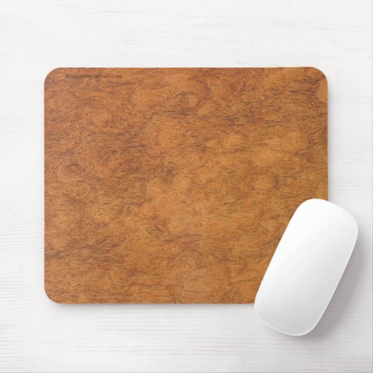 Süßhülsenbaum-Mausunterlage-Holz Mousepad (Mit Mouse)