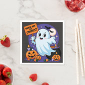 Süßiger Halloween-Gespenst Serviette (Beispiel)