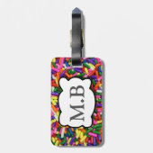 Süßigkeit besprüht gepäckanhänger (Rückseite vertikal)