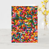 Süßigkeit besprüht karte (Gelbe Blume)