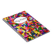 Süßigkeit besprüht notizblock (Rechte Seite)