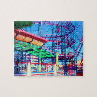 Süßigkeit farbige Vintage Achterbahn