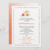 Süßigkeit hütet Schläger Mitzvah Einladung (Vorne/Hinten)