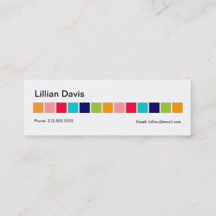 Süßigkeit quadriert Visitenkarte