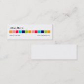 Süßigkeit quadriert Visitenkarte (Vorne/Hinten)