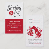 Süßigkeit Shelton Visitenkarte (Vorne/Hinten)