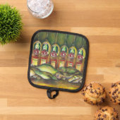 Süßigkeit Topflappen (Oben Unten)