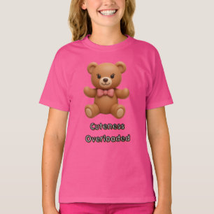 Süßigkeit Überladener Teddybär T-Shirt