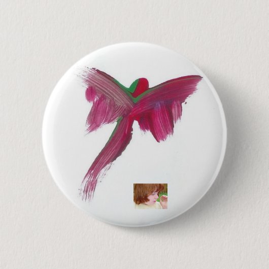 Süßigkeit wässert Autismus-Künstler Button (Vorderseite)